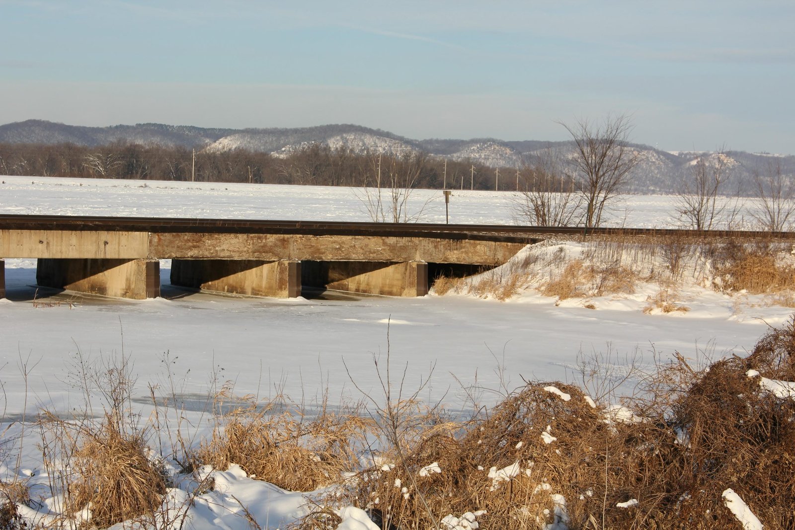North end of bridge